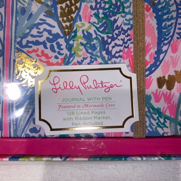 Lilly Pulitzer Journal and Pen Set Mermaid Cove - Picture 6 of 6